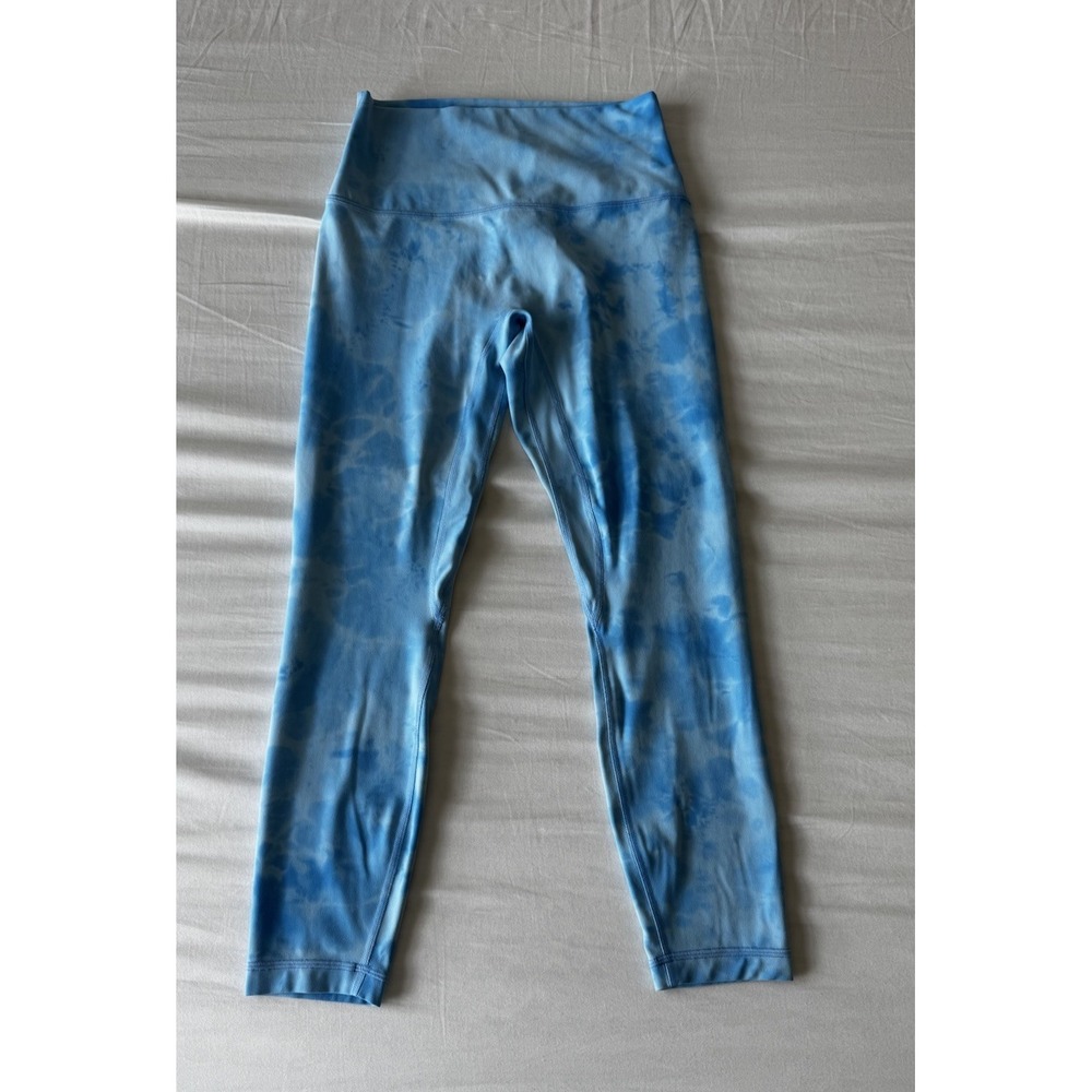 Lululemon Align No Line HR Pant 28" Sz 8 Smoothie Wash Blueberry Multi NWOT